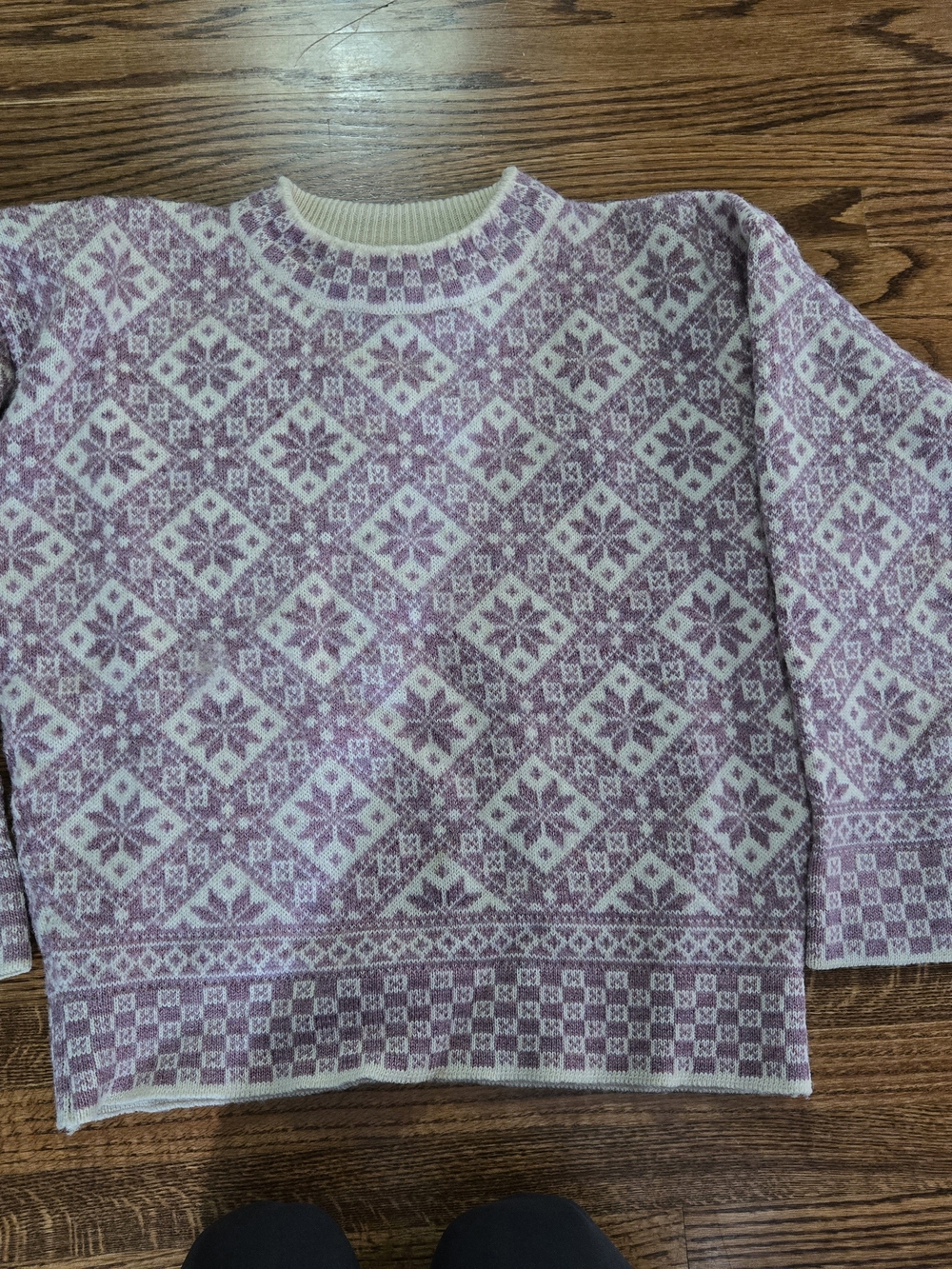 RARE! DALE OF NORWAY FAIR ISLE SWEATER FOR THE 1960'S!